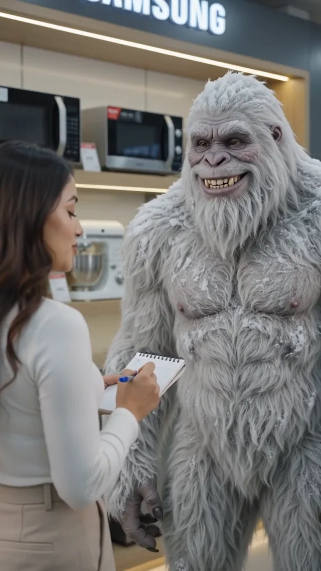 Yeti character in the Cool Breeze video
